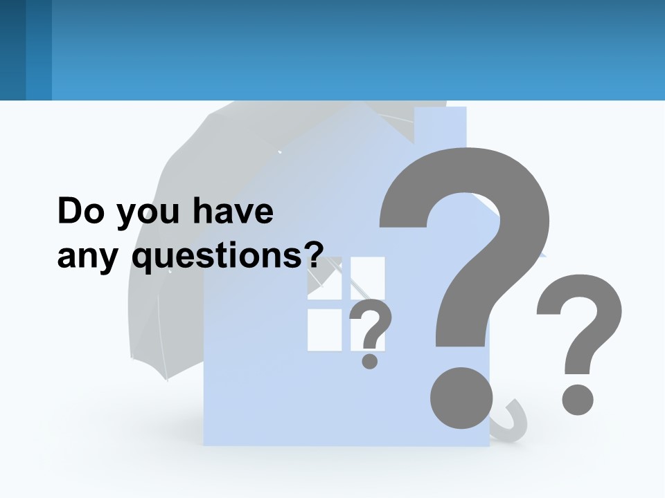 White Ocean Single PowerPoint Template