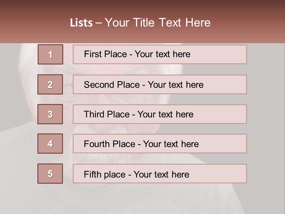 Coastal Caucasian Beach PowerPoint Template