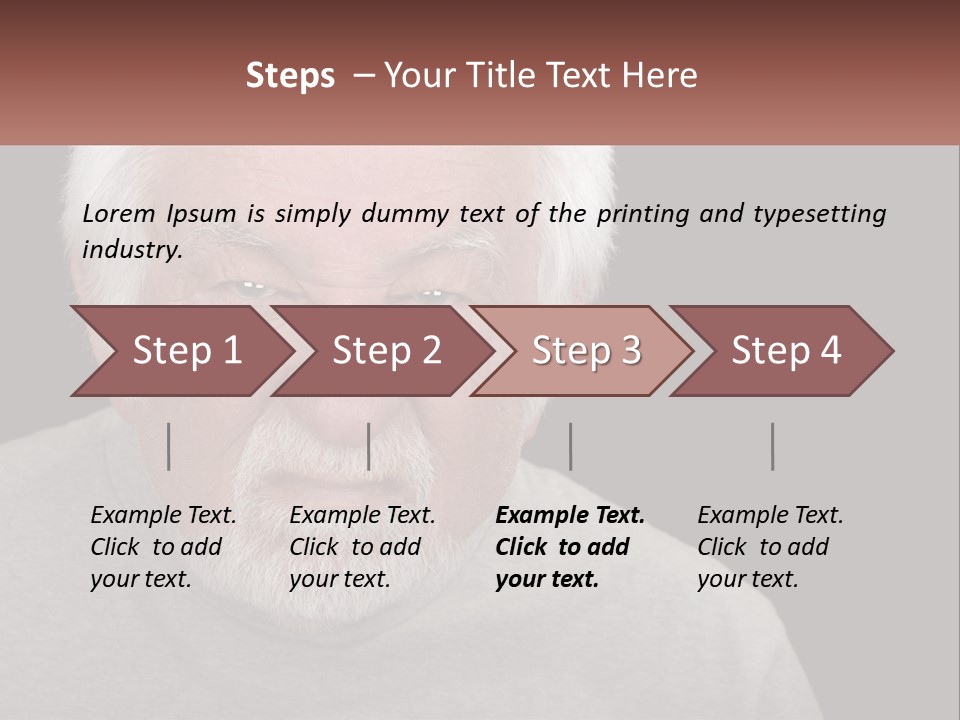 Coastal Caucasian Beach PowerPoint Template