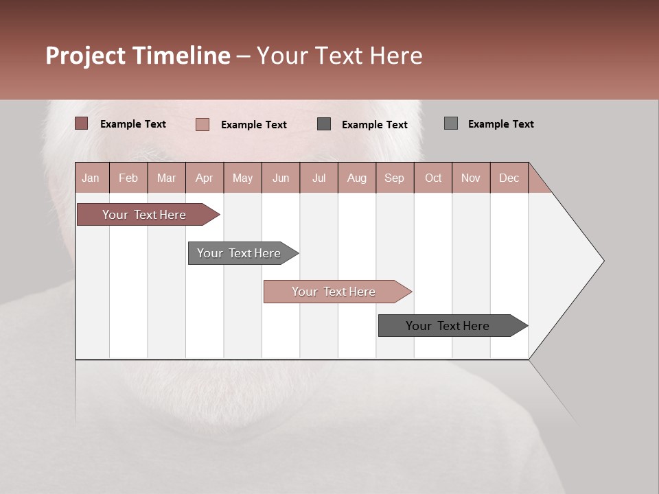 Coastal Caucasian Beach PowerPoint Template