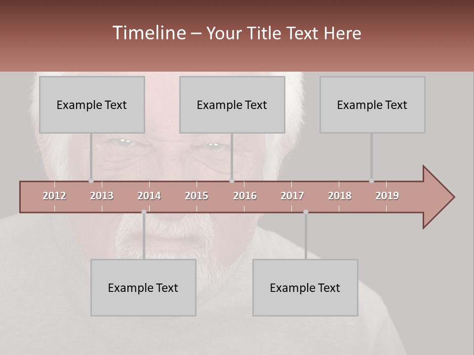 Coastal Caucasian Beach PowerPoint Template