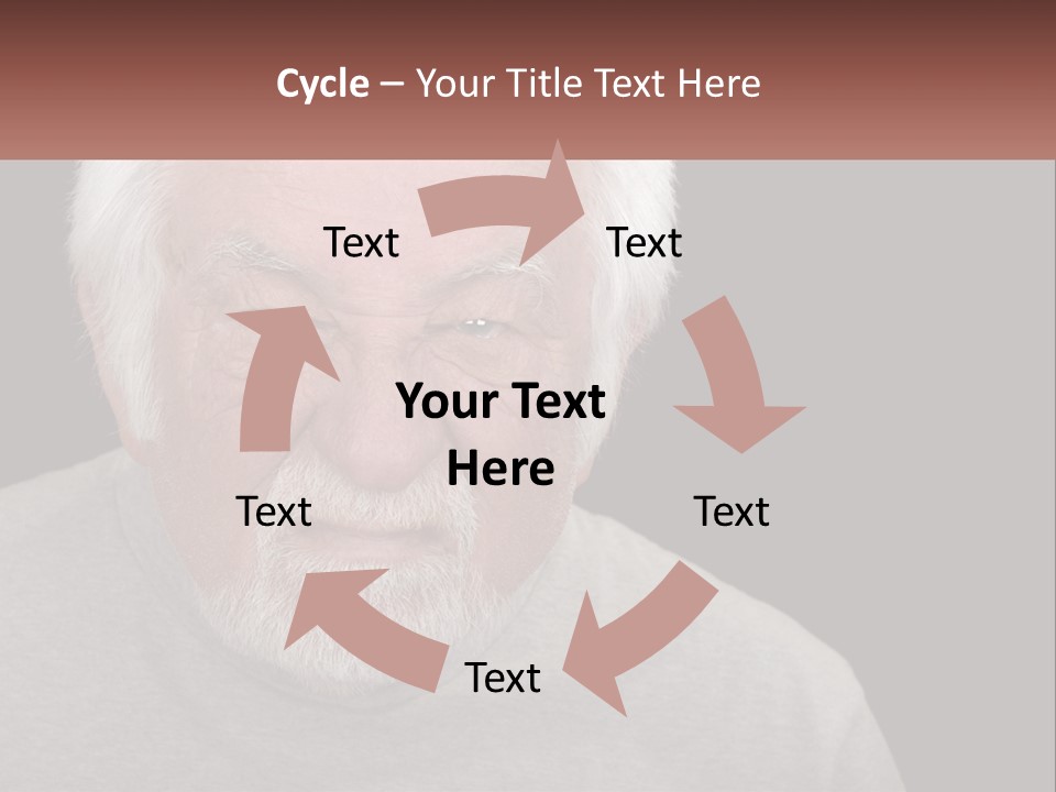 Coastal Caucasian Beach PowerPoint Template