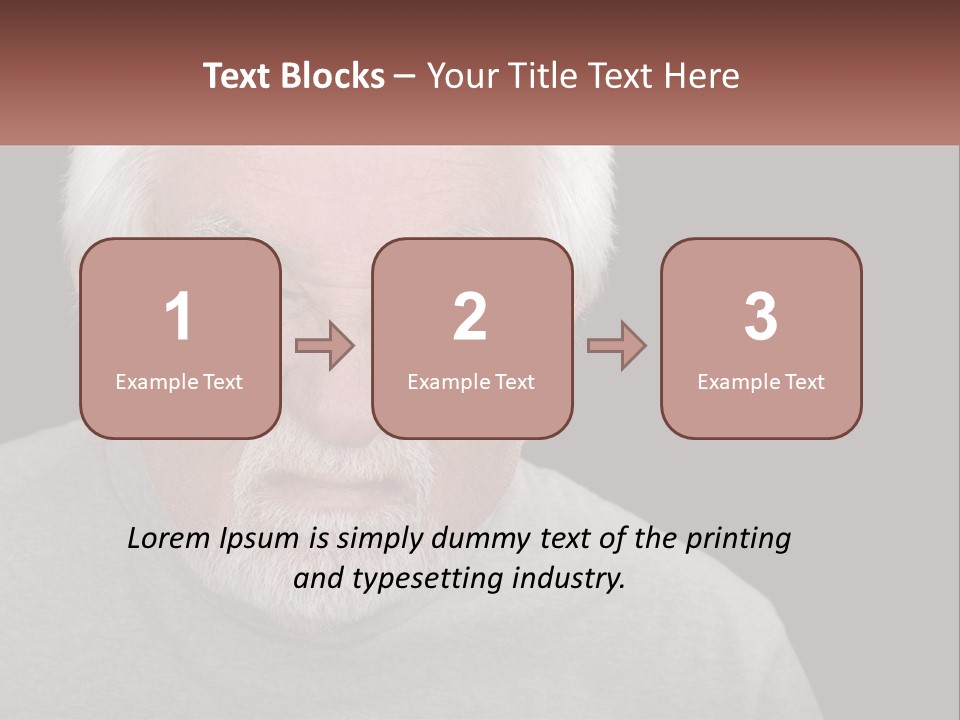 Coastal Caucasian Beach PowerPoint Template