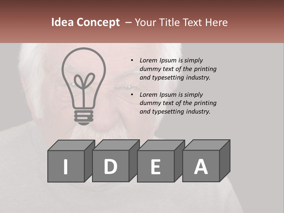 Coastal Caucasian Beach PowerPoint Template