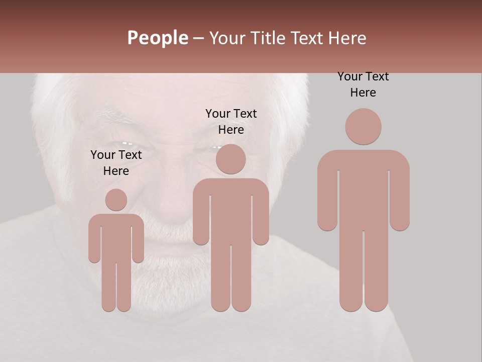 Coastal Caucasian Beach PowerPoint Template