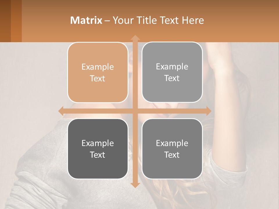 Coastal Woman Daughter PowerPoint Template