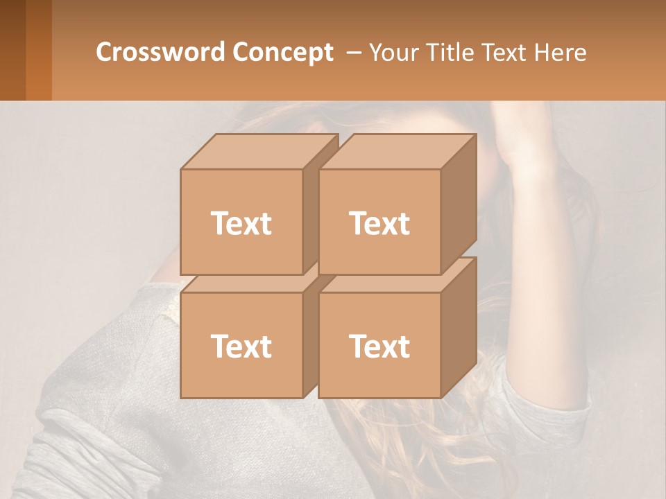 Coastal Woman Daughter PowerPoint Template