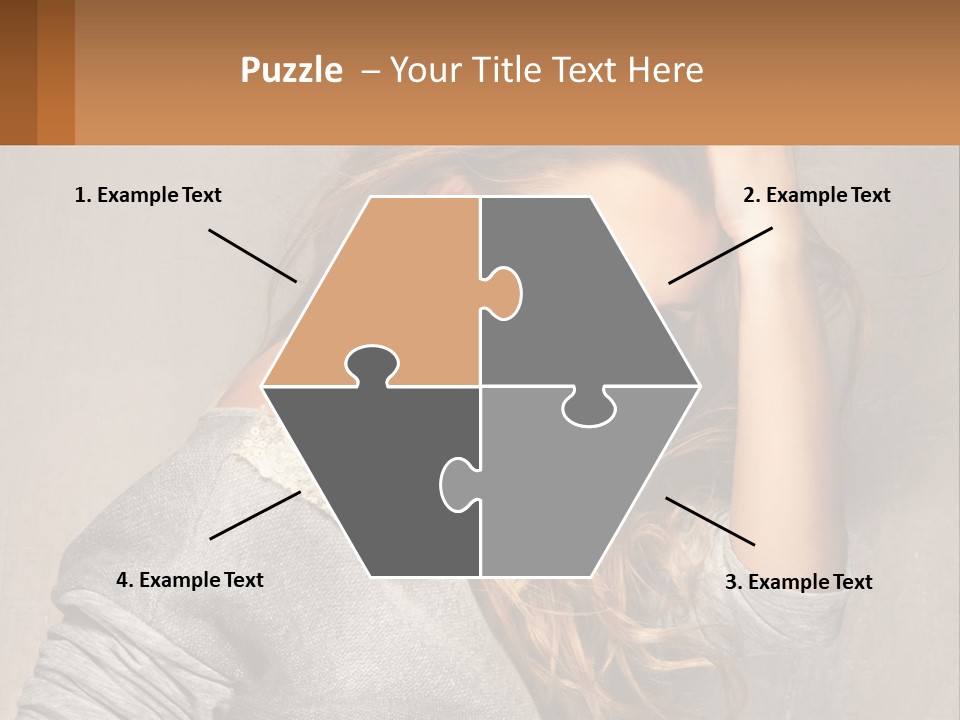 Coastal Woman Daughter PowerPoint Template