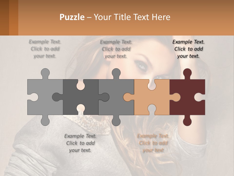 Coastal Woman Daughter PowerPoint Template