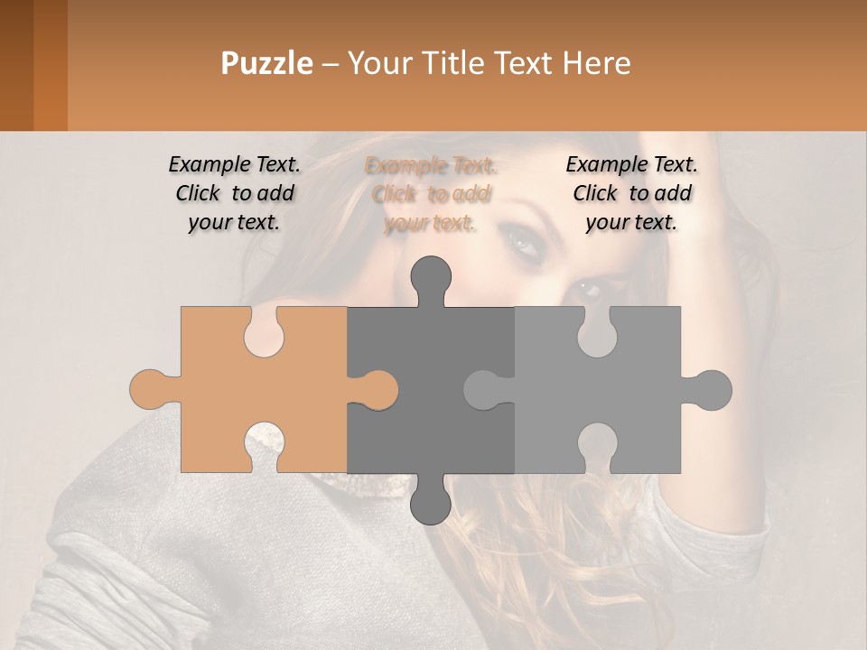 Coastal Woman Daughter PowerPoint Template