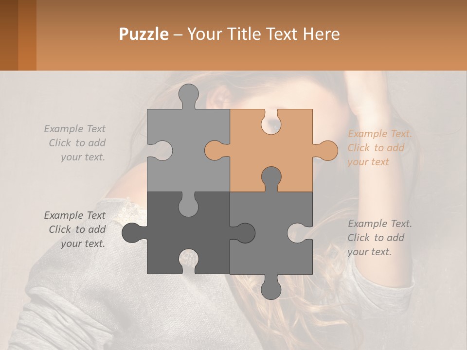 Coastal Woman Daughter PowerPoint Template