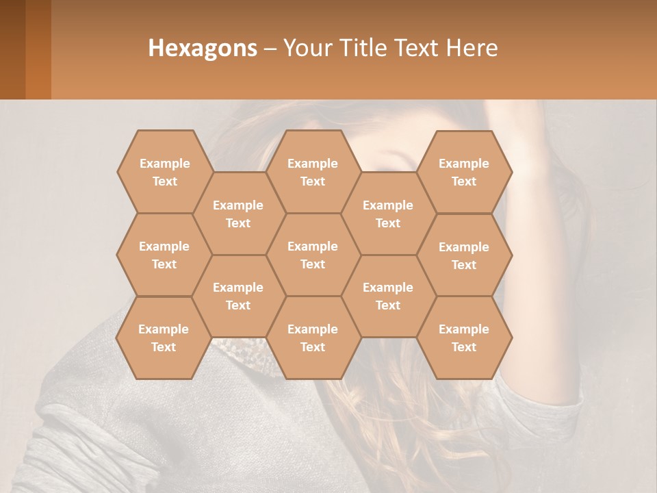 Coastal Woman Daughter PowerPoint Template