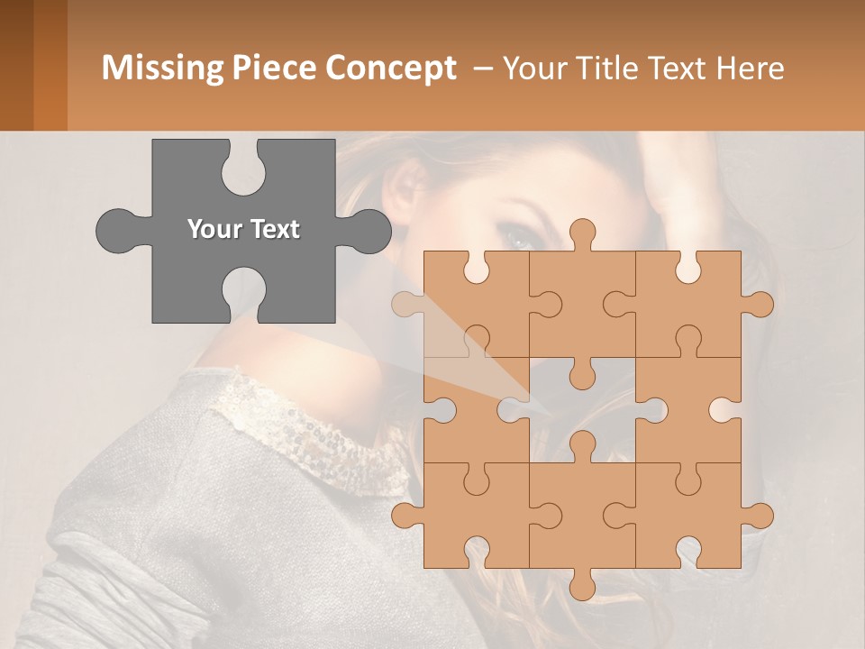 Coastal Woman Daughter PowerPoint Template