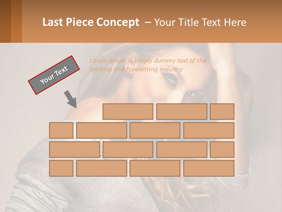 Coastal Woman Daughter PowerPoint Template