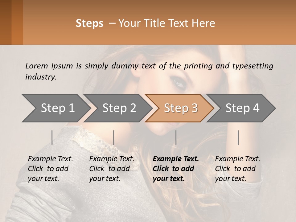 Coastal Woman Daughter PowerPoint Template