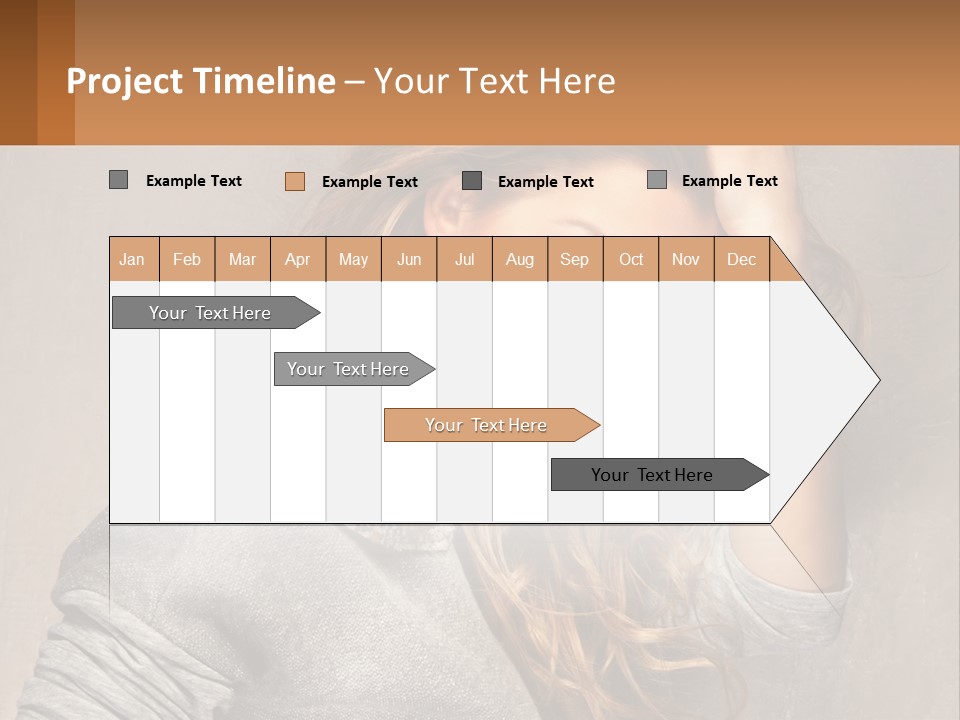 Coastal Woman Daughter PowerPoint Template