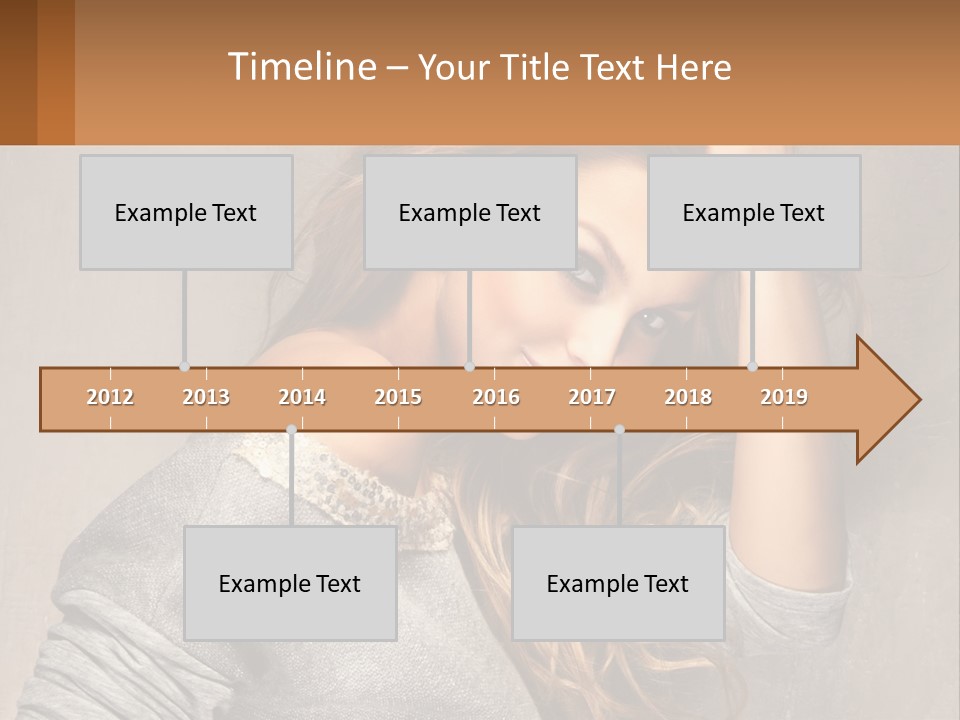 Coastal Woman Daughter PowerPoint Template