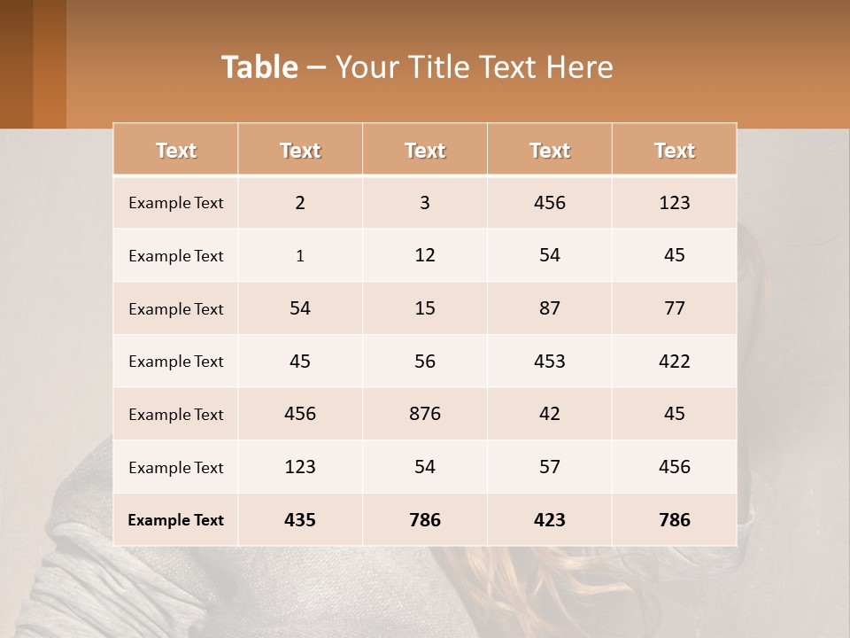 Coastal Woman Daughter PowerPoint Template