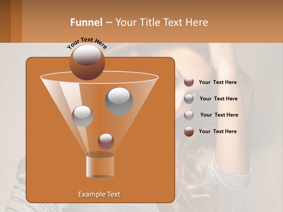 Coastal Woman Daughter PowerPoint Template