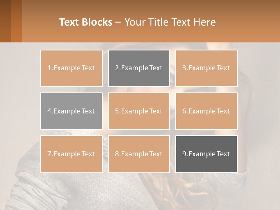 Coastal Woman Daughter PowerPoint Template