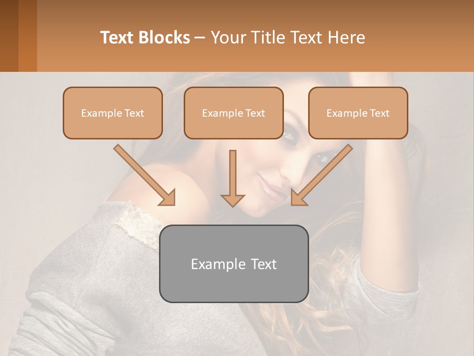 Coastal Woman Daughter PowerPoint Template