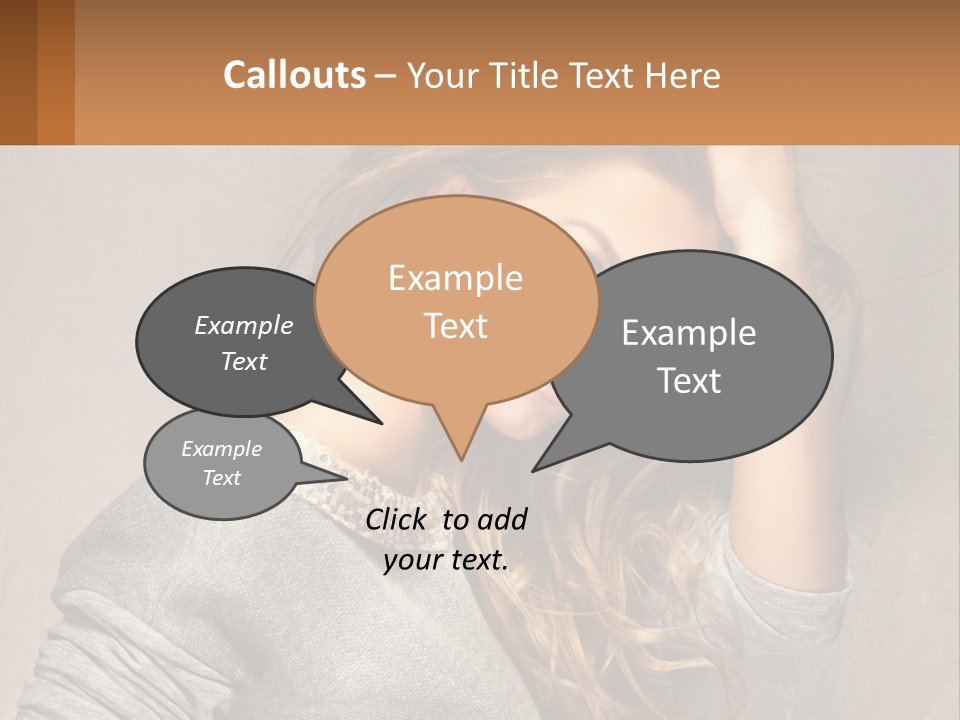 Coastal Woman Daughter PowerPoint Template