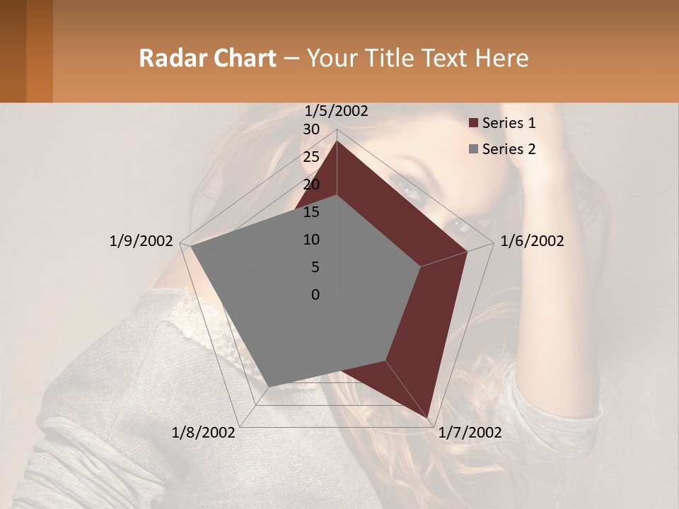 Coastal Woman Daughter PowerPoint Template