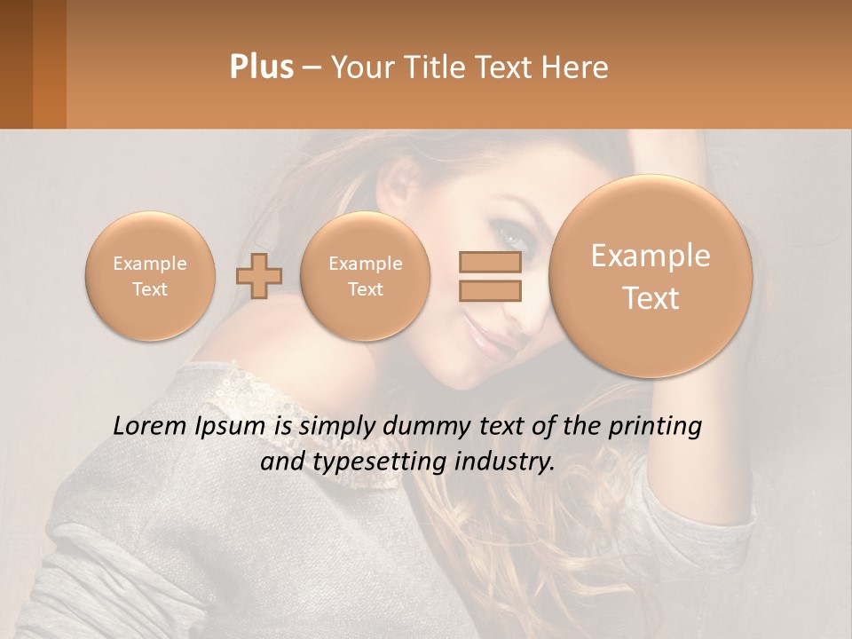 Coastal Woman Daughter PowerPoint Template