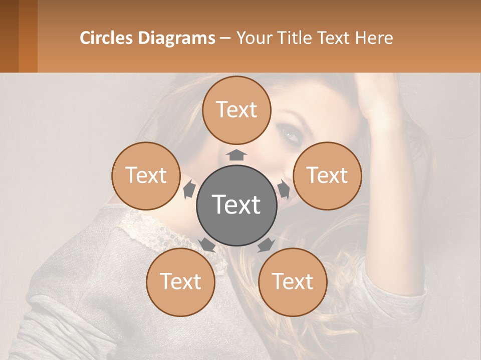 Coastal Woman Daughter PowerPoint Template