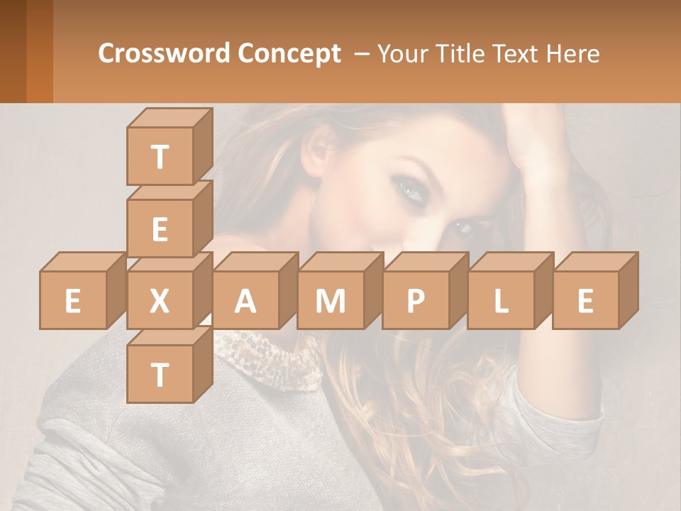 Coastal Woman Daughter PowerPoint Template