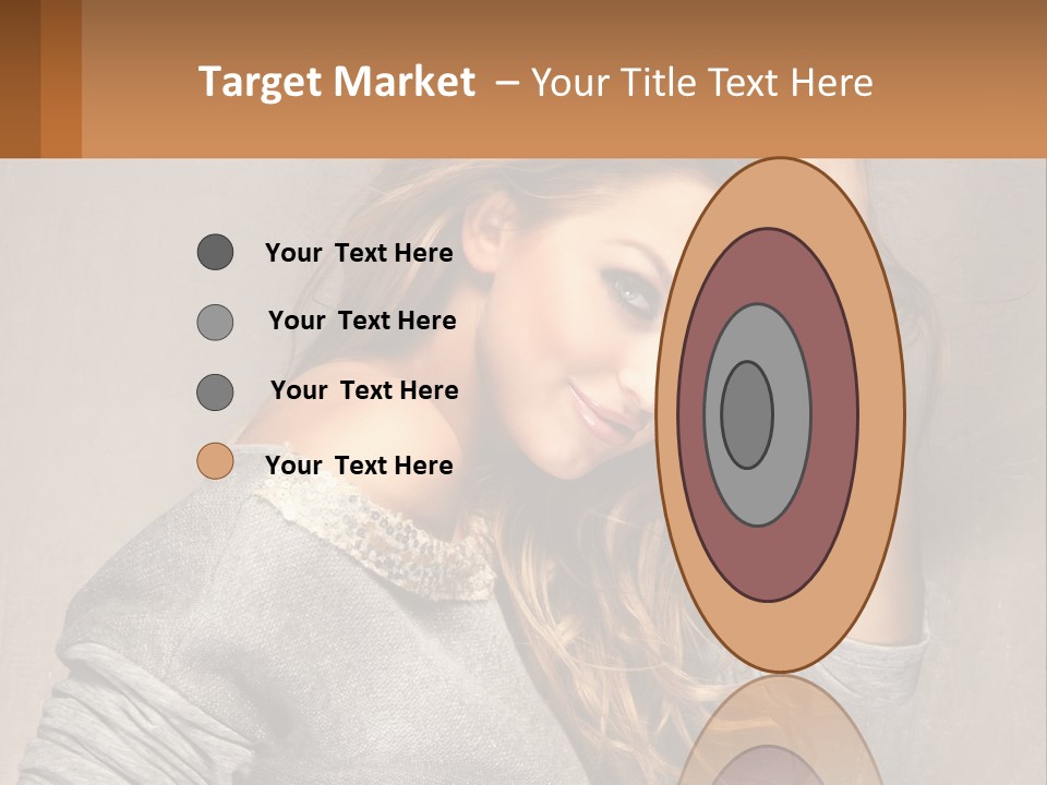 Coastal Woman Daughter PowerPoint Template