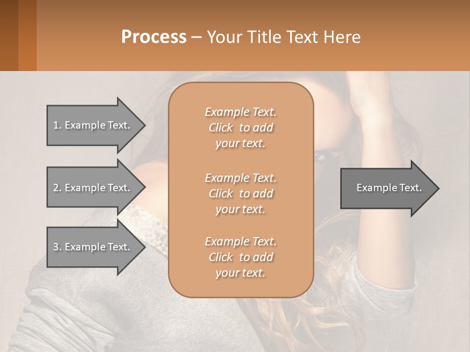 Coastal Woman Daughter PowerPoint Template