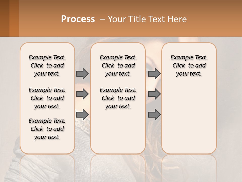 Coastal Woman Daughter PowerPoint Template