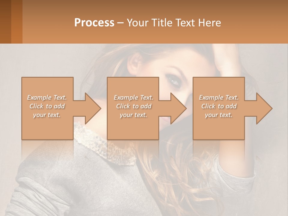 Coastal Woman Daughter PowerPoint Template