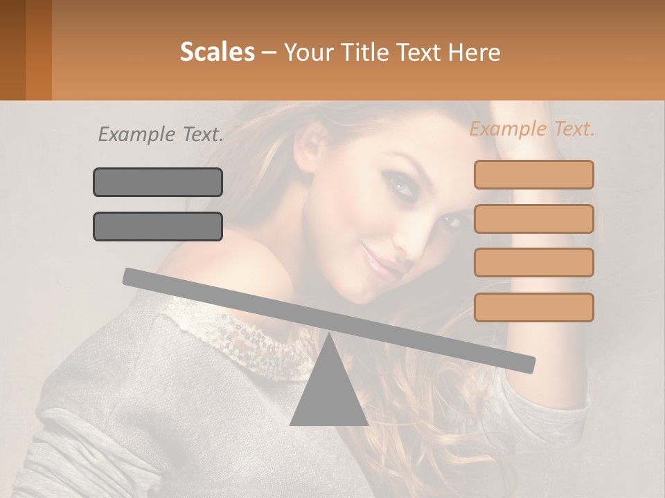 Coastal Woman Daughter PowerPoint Template