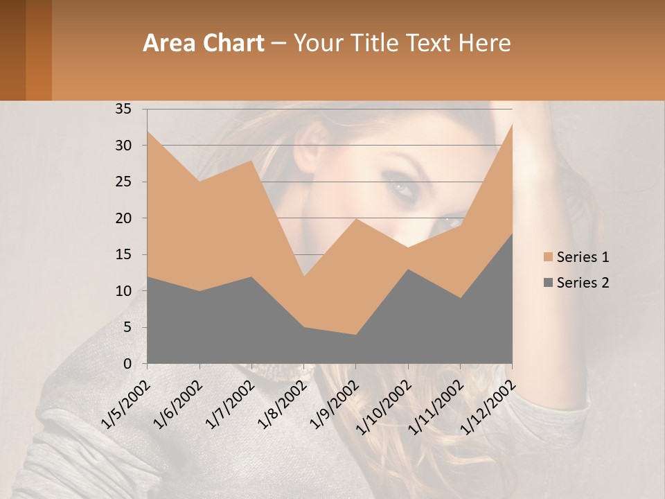 Coastal Woman Daughter PowerPoint Template