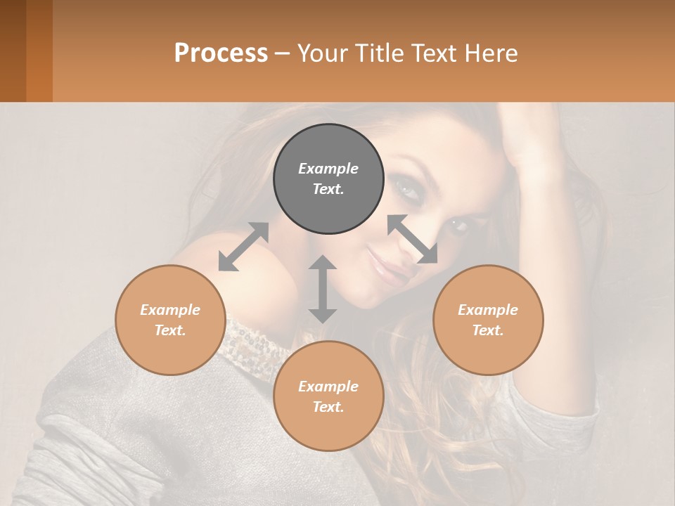 Coastal Woman Daughter PowerPoint Template