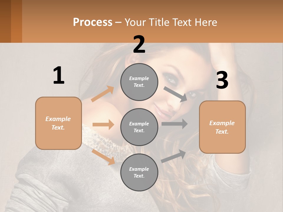 Coastal Woman Daughter PowerPoint Template