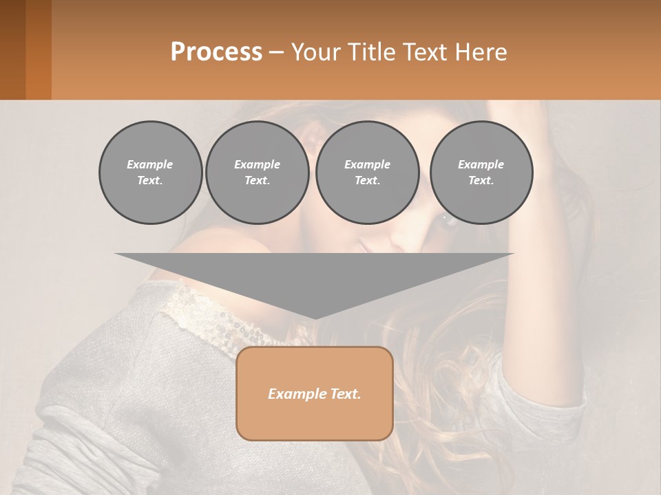 Coastal Woman Daughter PowerPoint Template