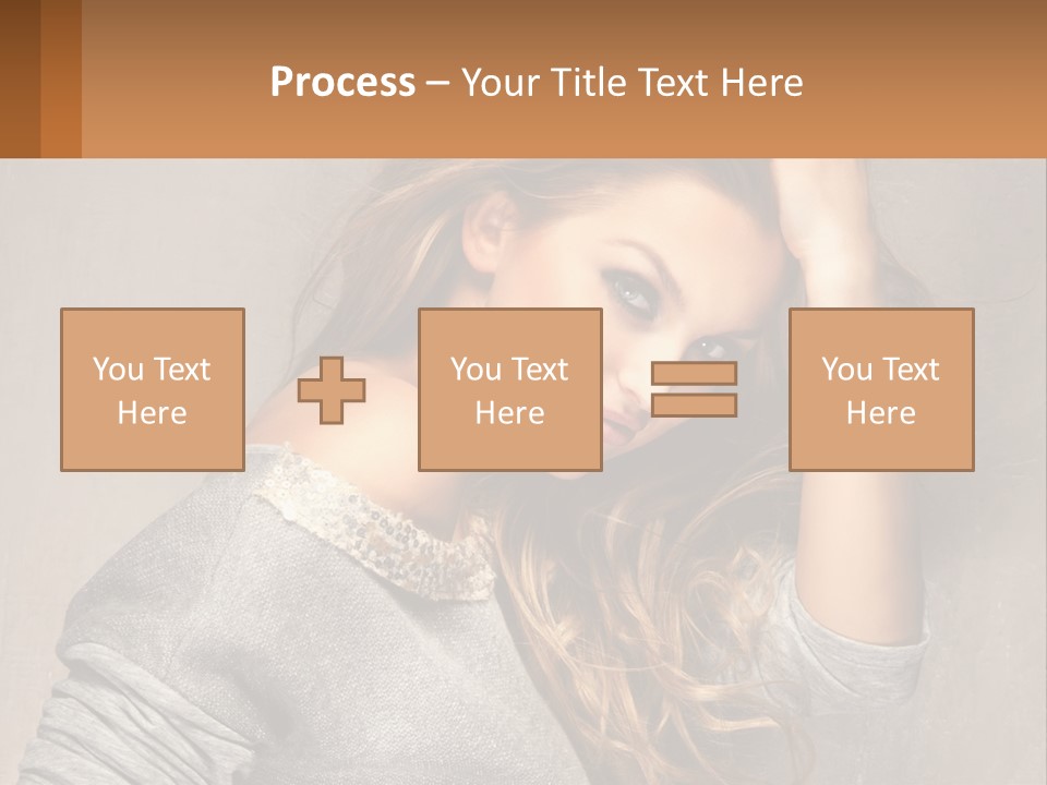 Coastal Woman Daughter PowerPoint Template