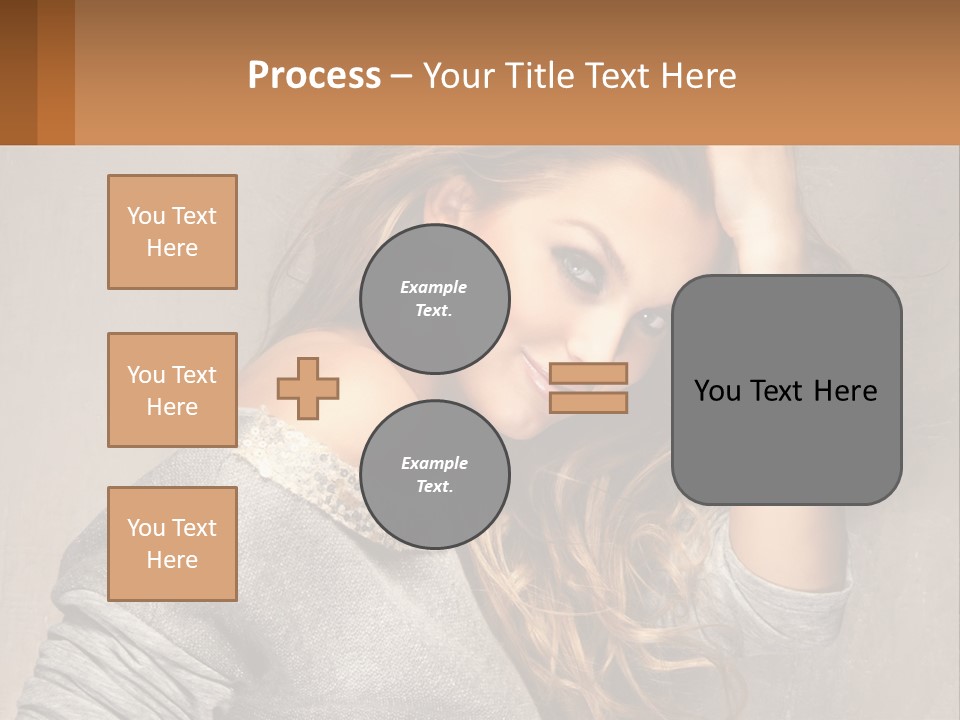 Coastal Woman Daughter PowerPoint Template