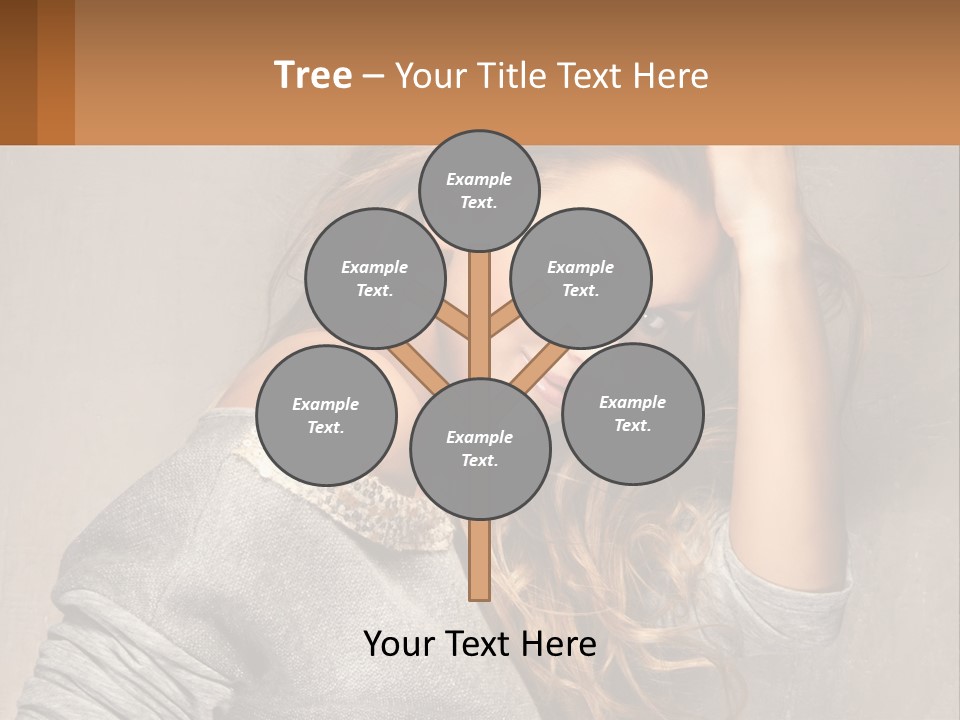 Coastal Woman Daughter PowerPoint Template