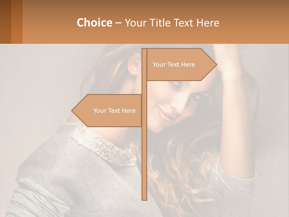 Coastal Woman Daughter PowerPoint Template