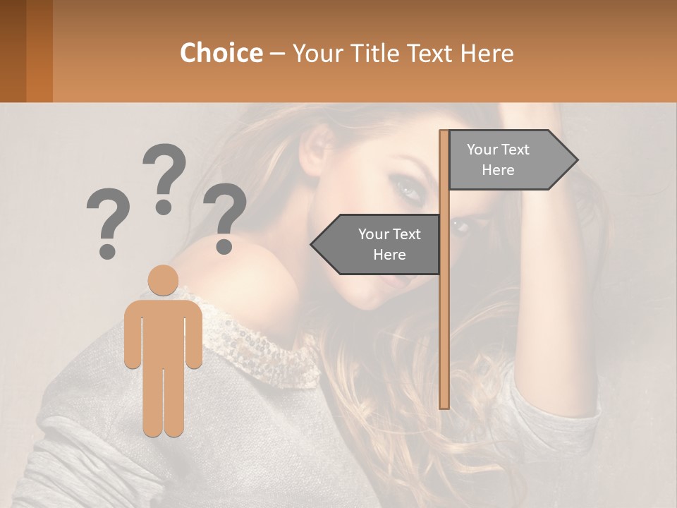 Coastal Woman Daughter PowerPoint Template