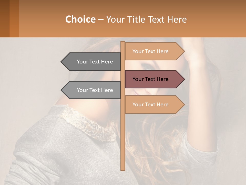 Coastal Woman Daughter PowerPoint Template