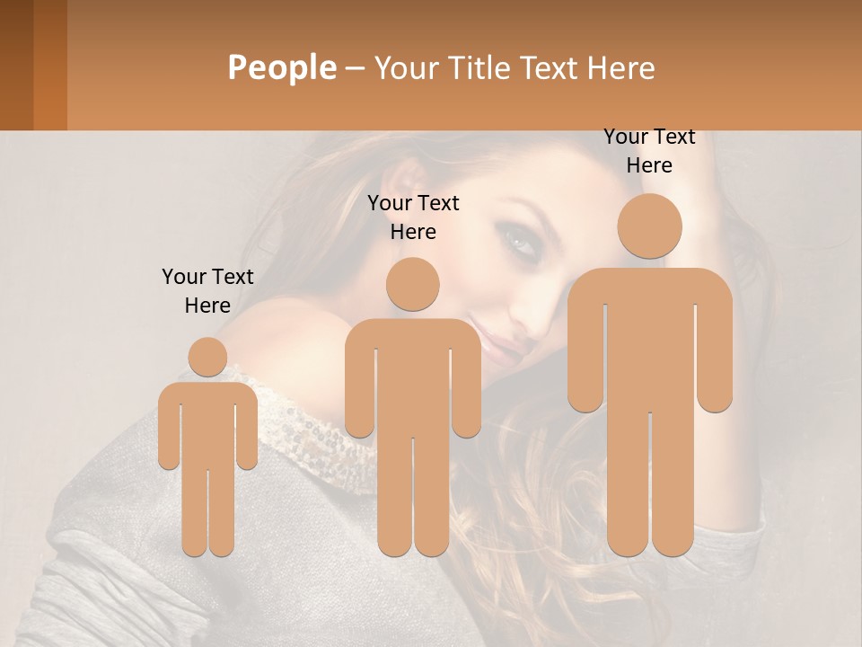 Coastal Woman Daughter PowerPoint Template