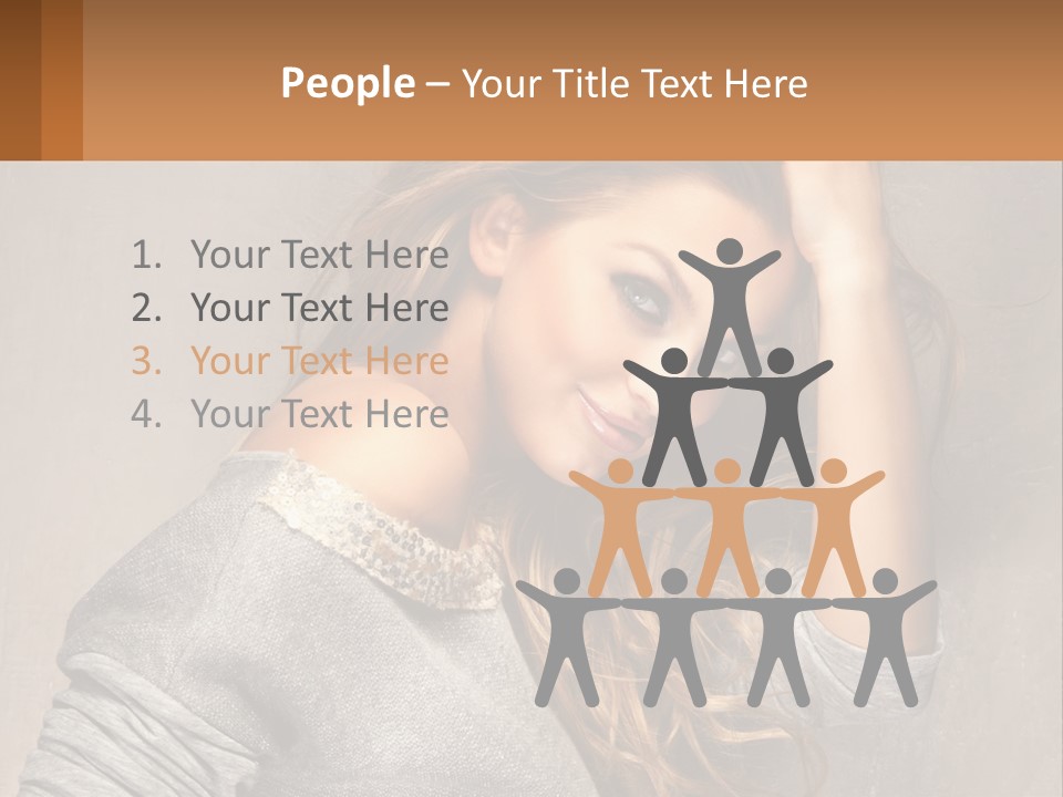 Coastal Woman Daughter PowerPoint Template