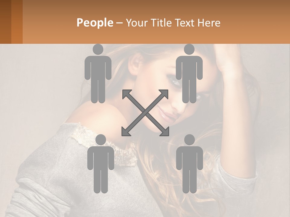 Coastal Woman Daughter PowerPoint Template