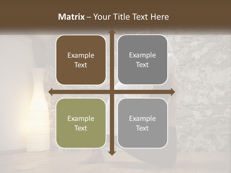 Peaceful Sad Old PowerPoint Template