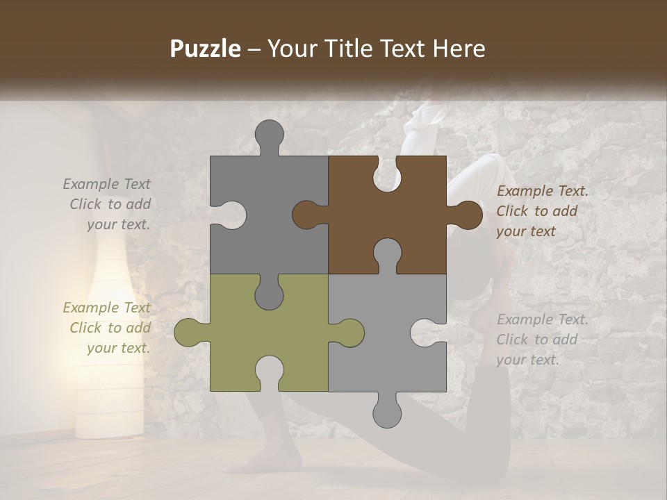 Peaceful Sad Old PowerPoint Template